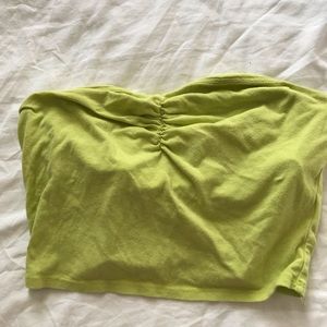 Green tube top